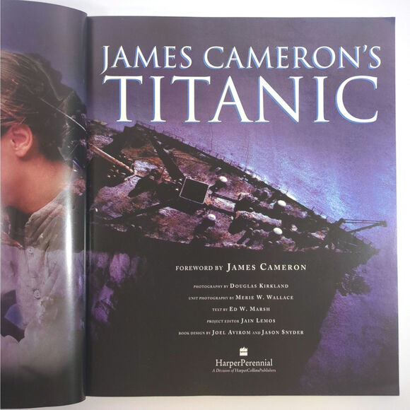 James Cameron's Titanic by E Marsh 1997 RMS Titanic Collectible Movie Photo Book - Picture 4 of 6